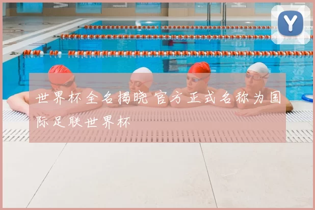 世界杯全名揭晓 官方正式名称为国际足联世界杯