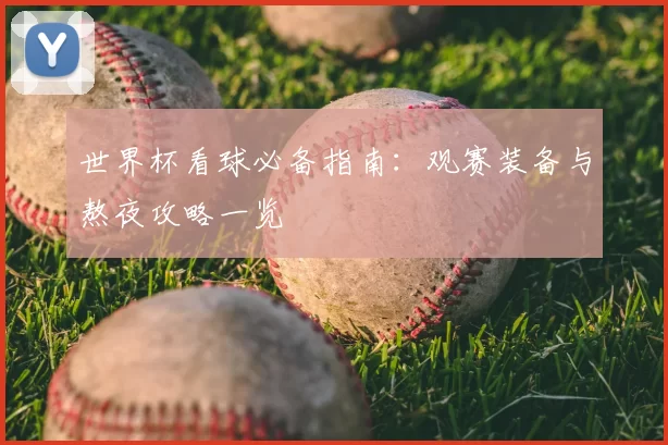 世界杯看球必备指南：观赛装备与熬夜攻略一览