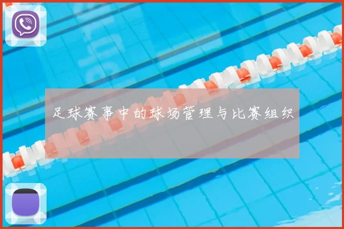 足球赛事中的球场管理与比赛组织