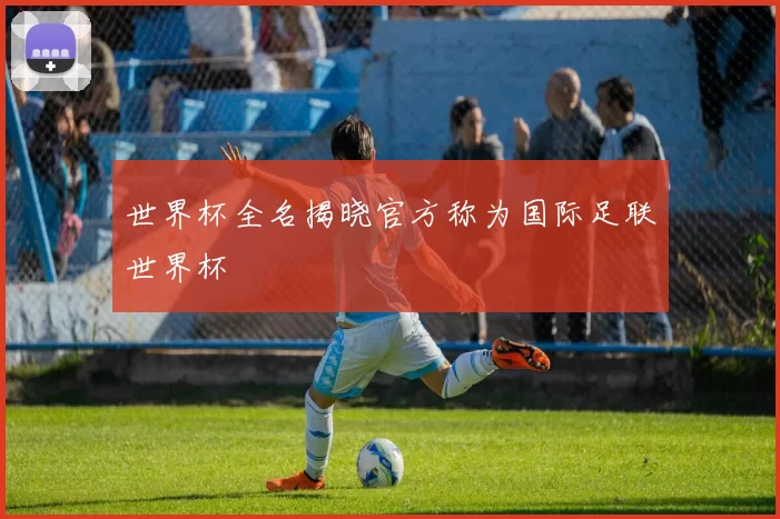 世界杯全名揭晓官方称为国际足联世界杯
