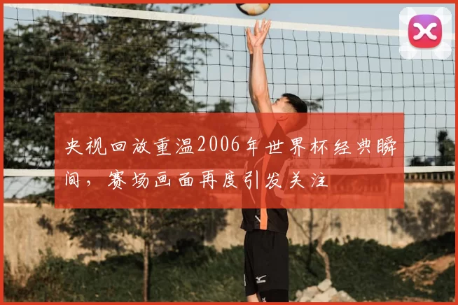 央视回放重温2006年世界杯经典瞬间，赛场画面再度引发关注
